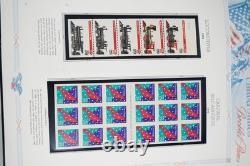 Us 1994-2001 Collection Of 100+ Mint Booklet Panes Stored In White Ace Album