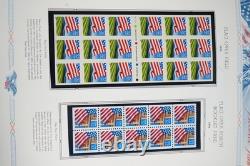 Us 1994-2001 Collection Of 100+ Mint Booklet Panes Stored In White Ace Album