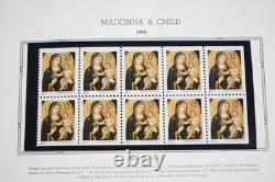 Us 1994-2001 Collection Of 100+ Mint Booklet Panes Stored In White Ace Album