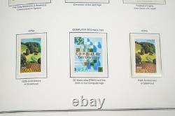 Us 1995-1997 Collection Of 200+ Stamps All Mnh Stored In Liberty Harris Album
