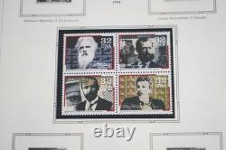 Us 1996-1997 Collection Of 125 Stamps, 10 Sheets & 1 Booklet In White Ace Album