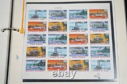 Us 1996-1997 Collection Of 125 Stamps, 10 Sheets & 1 Booklet In White Ace Album