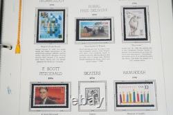 Us 1996-1997 Collection Of 125 Stamps, 10 Sheets & 1 Booklet In White Ace Album