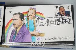 Us 1996-1997 Pugh Hand Painted Collection Of 60 Fdcs In Lighthouse Album