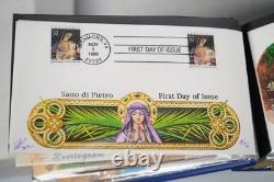 Us 1996-1997 Pugh Hand Painted Collection Of 60 Fdcs In Lighthouse Album