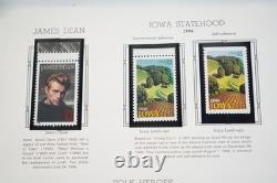 Us 1996-2000 Mnh Collection Of 400+ Stamps Stored In Album $300 + Face Value