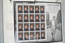 Us 1996-2000 Mnh Collection Of 400+ Stamps Stored In Album $300 + Face Value