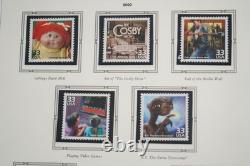 Us 2000-2001 Collection Of 160+ Stamps, 20 Sheets & 1 Booklet In White Ace Album