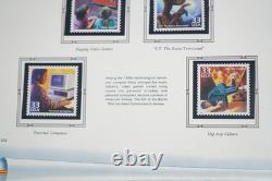 Us 2000-2001 Collection Of 160+ Stamps, 20 Sheets & 1 Booklet In White Ace Album