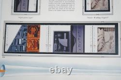 Us 2000-2001 Collection Of 160+ Stamps, 20 Sheets & 1 Booklet In White Ace Album