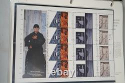 Us 2000-2001 Collection Of 160+ Stamps, 20 Sheets & 1 Booklet In White Ace Album