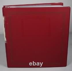Us 2000-2004 Collection Of 180+ Souvenir Pages In Red Album