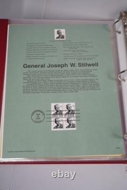Us 2000-2004 Collection Of 180+ Souvenir Pages In Red Album