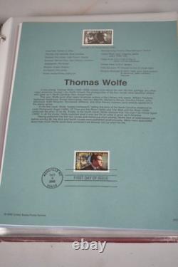 Us 2000-2004 Collection Of 180+ Souvenir Pages In Red Album