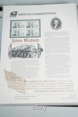 Us 2001-2003 Collection Of 70 Stamp Panels All Mnh Stored In White Ace Album