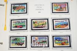 Us 2002-2004 Collection Of 350+ Mint Stamps Stored In White Ace Album F. V. $400+