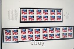 Us 2002-2005 Mint Collection Of 47 Booklet Panes In White Ace Album F. V. $250+