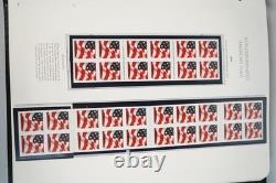 Us 2002-2005 Mint Collection Of 47 Booklet Panes In White Ace Album F. V. $250+