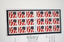 Us 2002-2005 Mint Collection Of 47 Booklet Panes In White Ace Album F. V. $250+