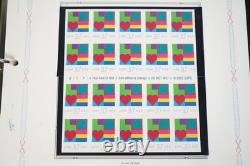 Us 2002-2005 Mint Collection Of 47 Booklet Panes In White Ace Album F. V. $250+