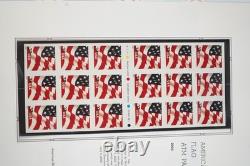 Us 2002-2005 Mint Collection Of 47 Booklet Panes In White Ace Album F. V. $250+