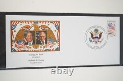 Us 2002-2005 Mint Collection Of 47 Booklet Panes In White Ace Album F. V. $250+