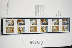 Us 2002-2005 Mint Collection Of 47 Booklet Panes In White Ace Album F. V. $250+