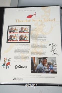 Us 2004-2006 Collection Of 60 Mnh Commemorative Stamp Panels In Album