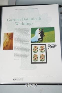 Us 2004-2006 Collection Of 60 Mnh Commemorative Stamp Panels In Album