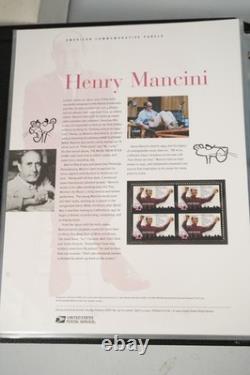 Us 2004-2006 Collection Of 60 Mnh Commemorative Stamp Panels In Album