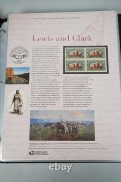 Us 2004-2006 Collection Of 60 Mnh Commemorative Stamp Panels In Album