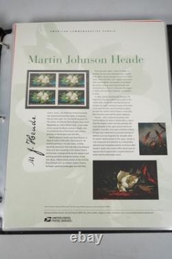 Us 2004-2006 Collection Of 60 Mnh Commemorative Stamp Panels In Album