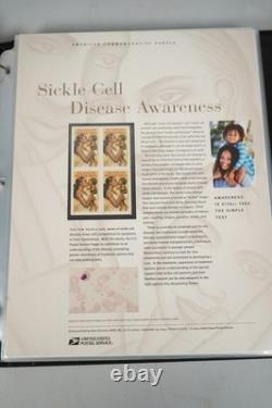 Us 2004-2006 Collection Of 60 Mnh Commemorative Stamp Panels In Album