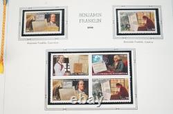 Us 2006-2009 Mint Collection Of 325+ Stamps Stored In Album On Pages F. V. $350+