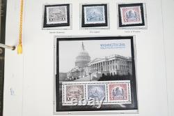 Us 2006-2009 Mint Collection Of 325+ Stamps Stored In Album On Pages F. V. $350+