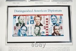 Us 2006-2009 Mint Collection Of 325+ Stamps Stored In Album On Pages F. V. $350+