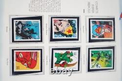 Us 2006-2009 Mint Collection Of 325+ Stamps Stored In Album On Pages F. V. $350+