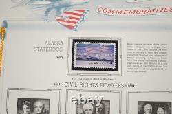 Us 2009 Commemmorative Collection Of 85 Stamps & 25 Sheets In White Ace Album