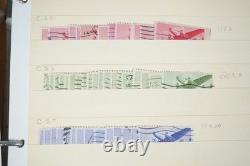 Us Accumulation Of 2,500+ Stamps Mint & Used Bob Stored In Binder On Stock Pages