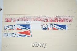 Us Accumulation Of 2,500+ Stamps Mint & Used Bob Stored In Binder On Stock Pages
