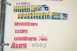 Us Accumulation Of 2,500+ Stamps Mint & Used Bob Stored In Binder On Stock Pages