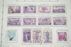 Us Collection Of 1,150+ Used Stamps Stored In Grossman Album