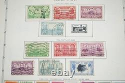 Us Collection Of 1,150+ Used Stamps Stored In Grossman Album
