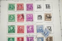 Us Collection Of 1,150+ Used Stamps Stored In Grossman Album