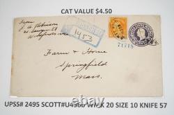 Us Collection Of 48 Stationery Envelopes Scott #u436 To U470 In Album