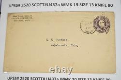 Us Collection Of 48 Stationery Envelopes Scott #u436 To U470 In Album