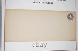 Us Collection Of 48 Stationery Envelopes Scott #u436 To U470 In Album