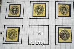Us Collection Officials 15 Cut Squares & 35+ Envelopes In Lighthouse Album