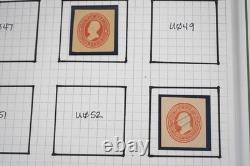 Us Collection Officials 15 Cut Squares & 35+ Envelopes In Lighthouse Album