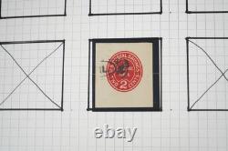 Us Collection Officials 15 Cut Squares & 35+ Envelopes In Lighthouse Album
